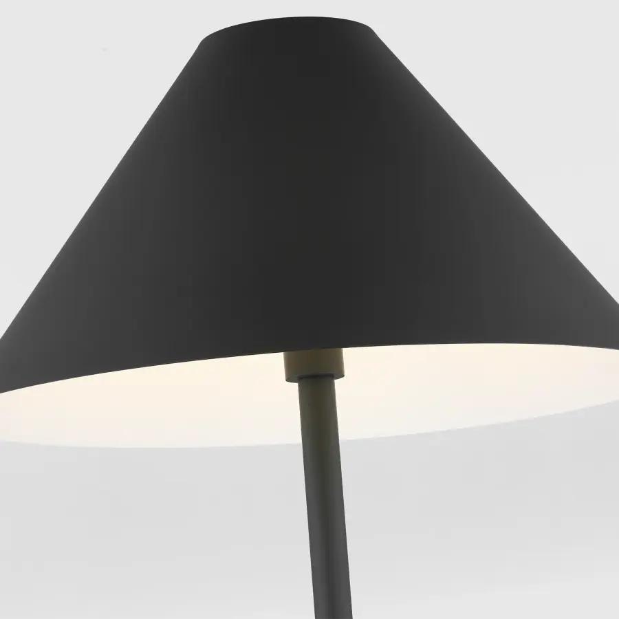 Contra Medium Floor Lamp in Matte Charcoal Black - Image 7