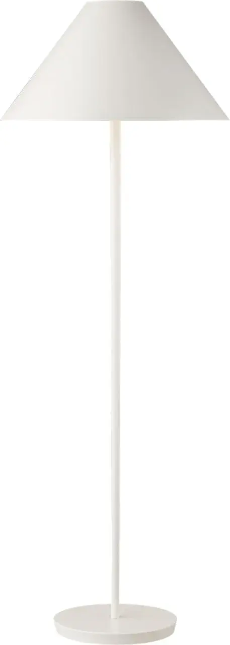 Contra Medium Floor Lamp in Soft Linen - Image 2