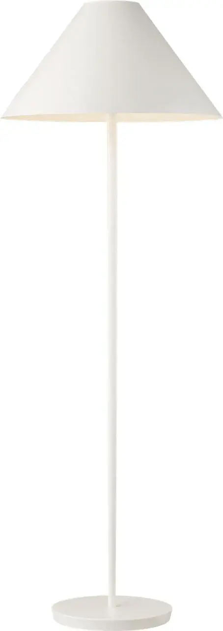 Contra Medium Floor Lamp in Soft Linen - Image 4