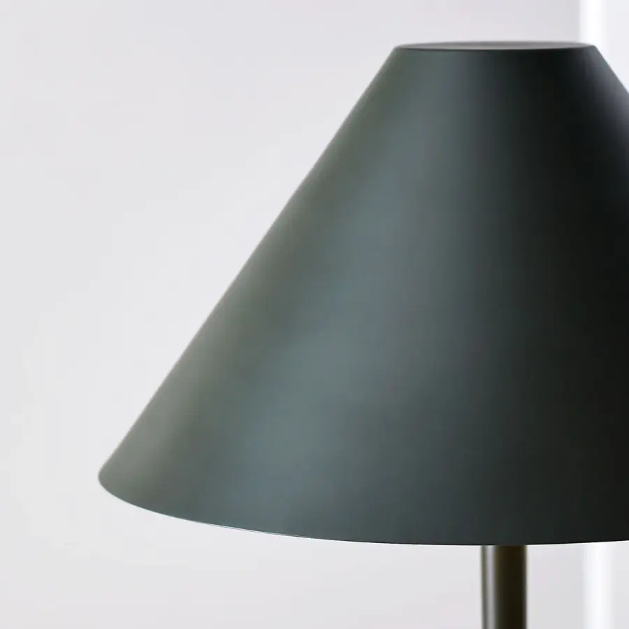 Contra Medium Table Lamp in Matte Charcoal Black - Image 11