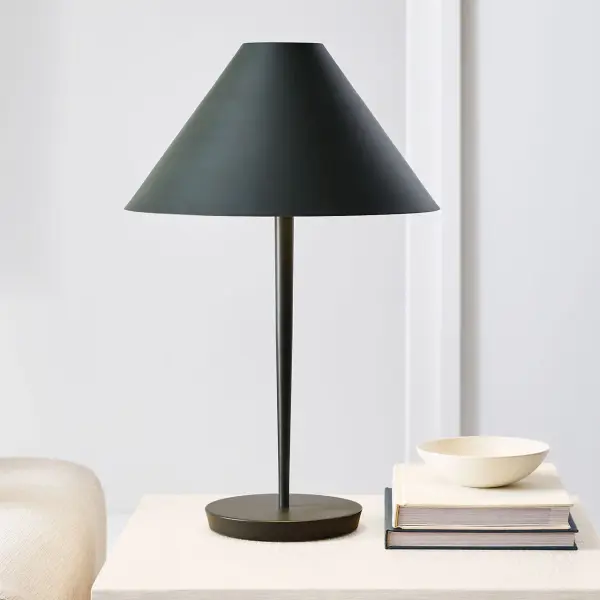 Contra Medium Table Lamp in Matte Charcoal Black - Image 14