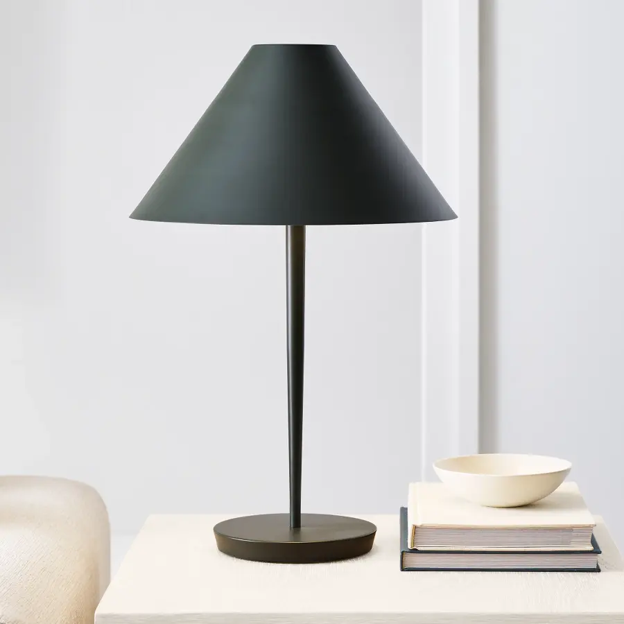 Contra Medium Table Lamp in Matte Charcoal Black - Image 15