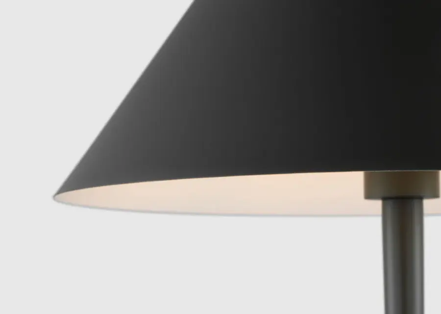 Contra Medium Table Lamp in Matte Charcoal Black - Image 20