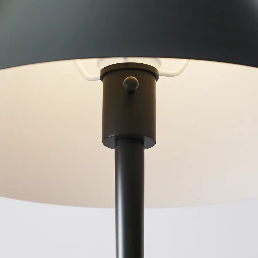 Contra Medium Table Lamp in Matte Charcoal Black - Image 3