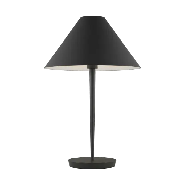 Contra Medium Table Lamp in Matte Charcoal Black - Image 4