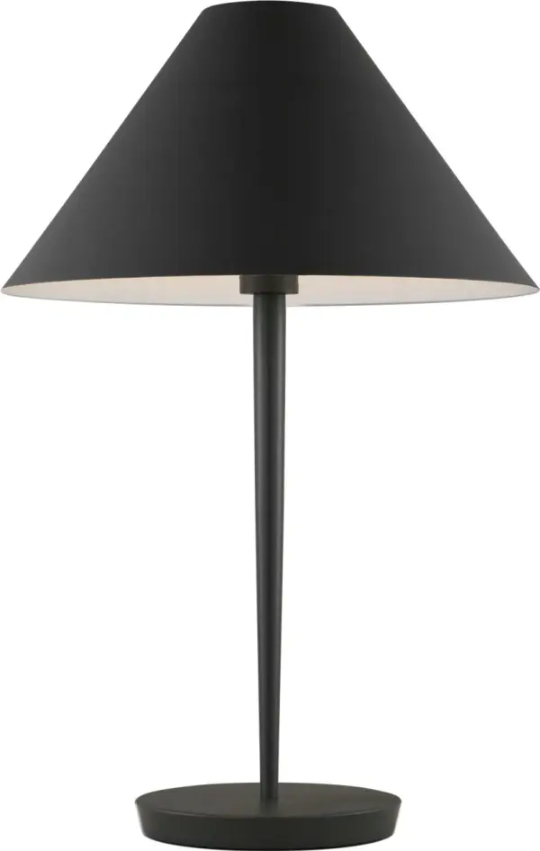 Contra Medium Table Lamp in Matte Charcoal Black - Image 5