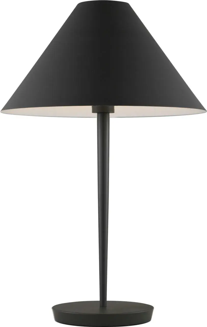 Contra Medium Table Lamp in Matte Charcoal Black - Image 5