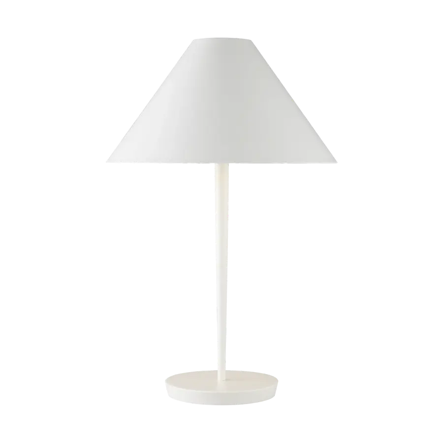 Contra Medium Table Lamp in Soft Linen - Image 1