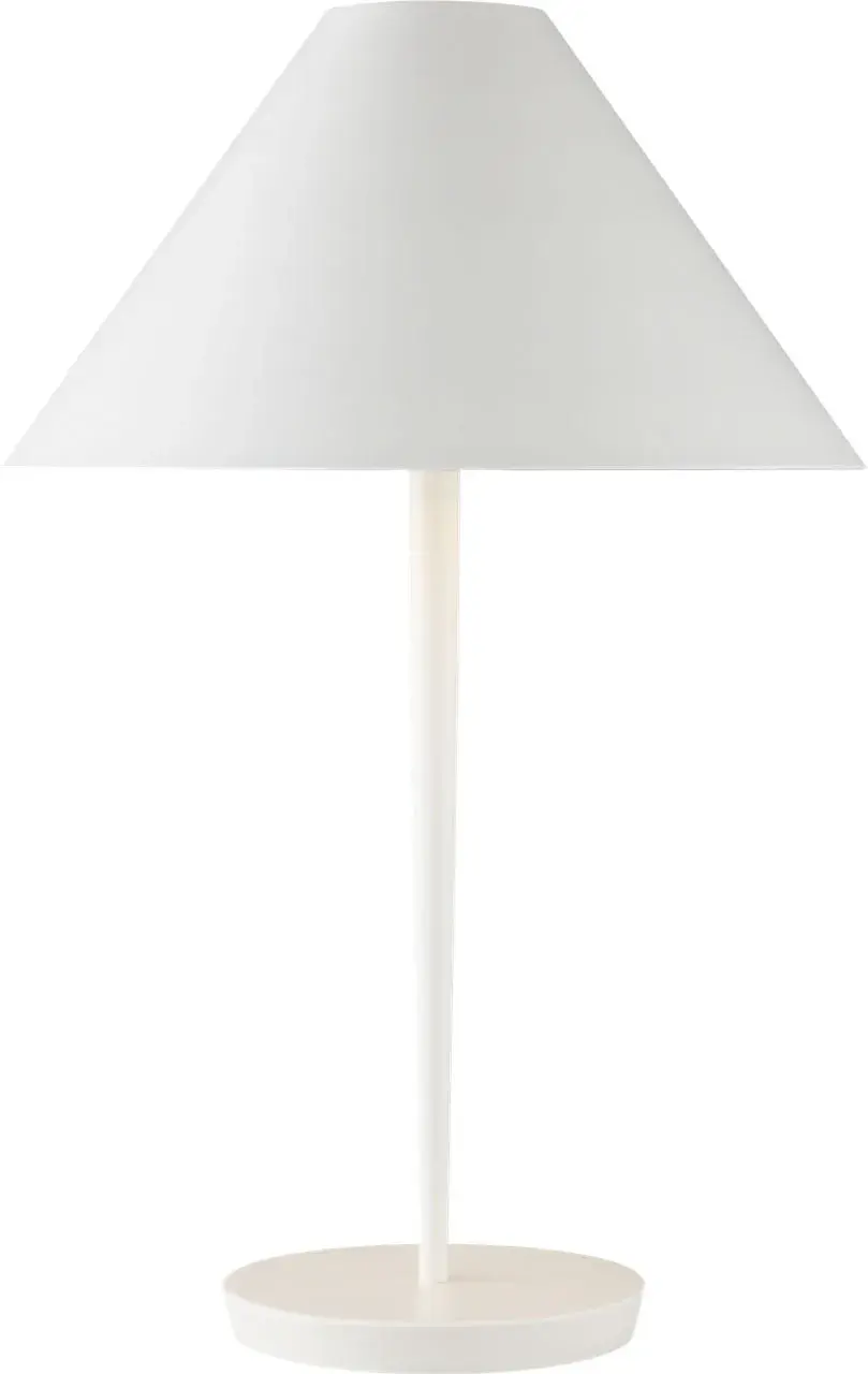 Contra Medium Table Lamp in Soft Linen - Image 2