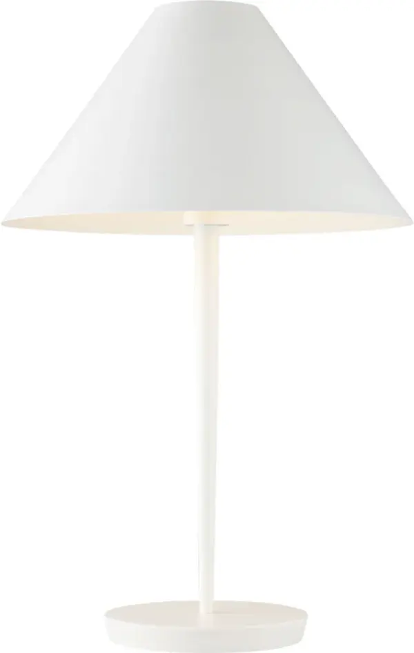 Contra Medium Table Lamp in Soft Linen - Image 4
