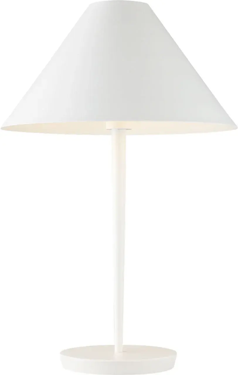 Contra Medium Table Lamp in Soft Linen - Image 4