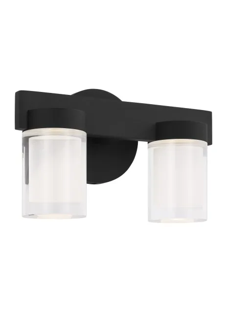 Esfera LED Bath Vanity in Nightshade Black