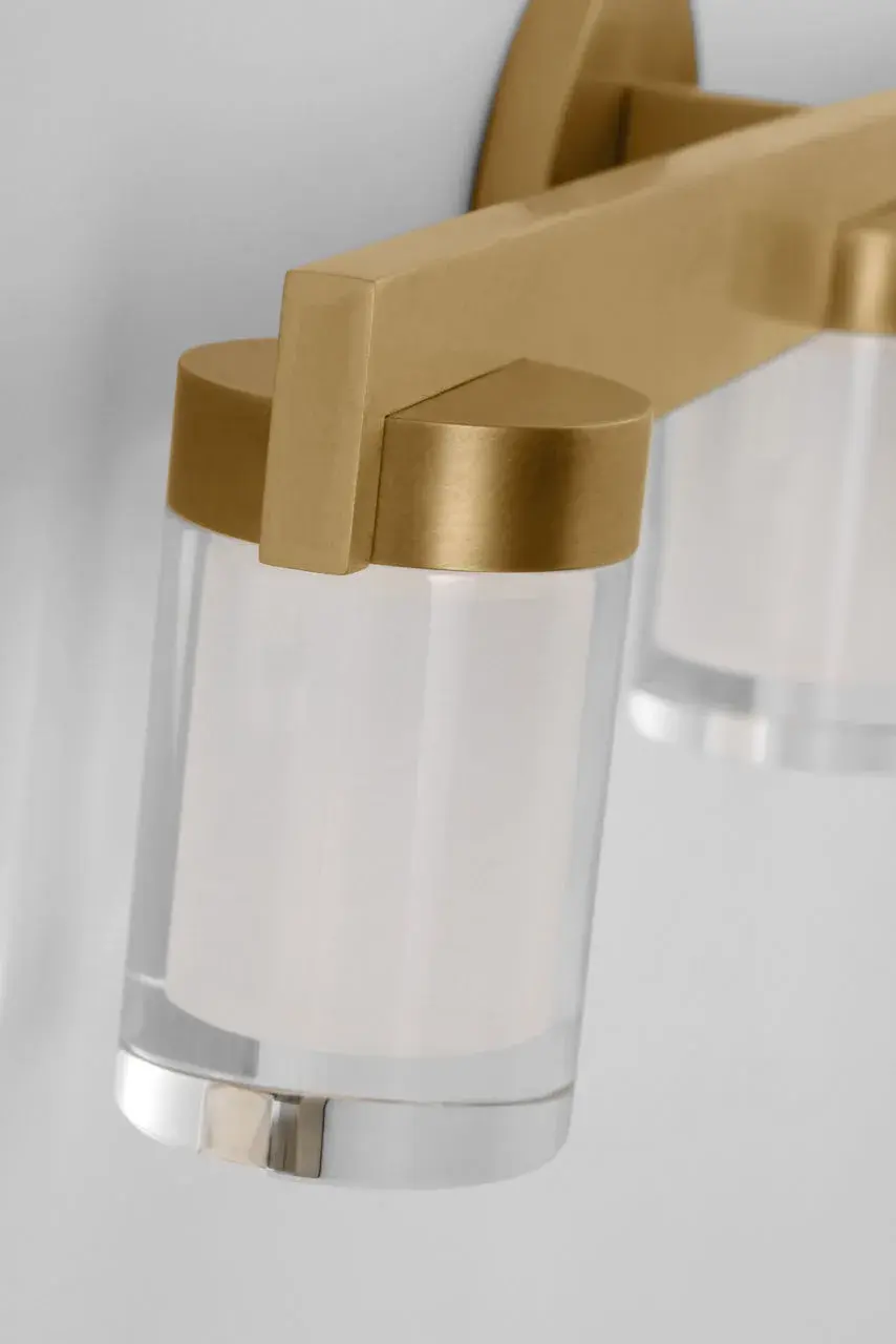 Esfera LED Bath Light in Natural Brass - Image 3