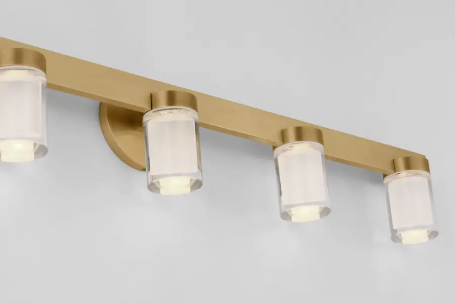 Esfera LED Bath Light in Natural Brass - Image 2