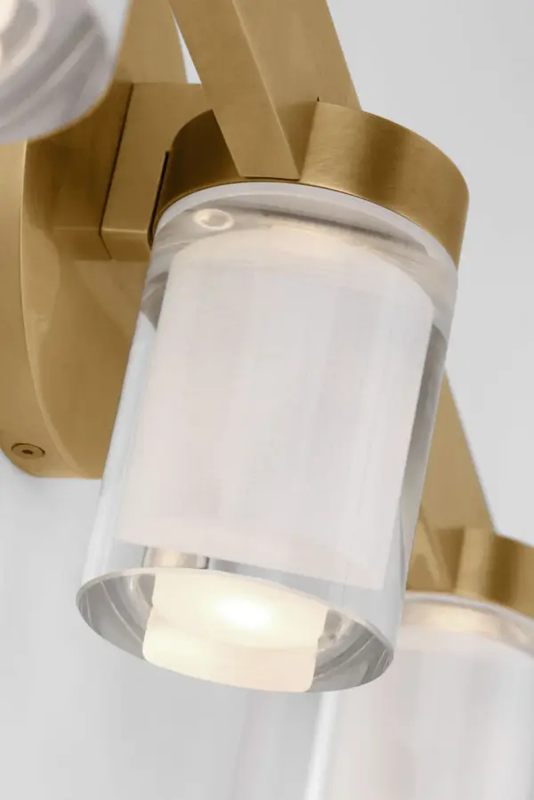 Esfera LED Bath Light in Natural Brass - Image 3