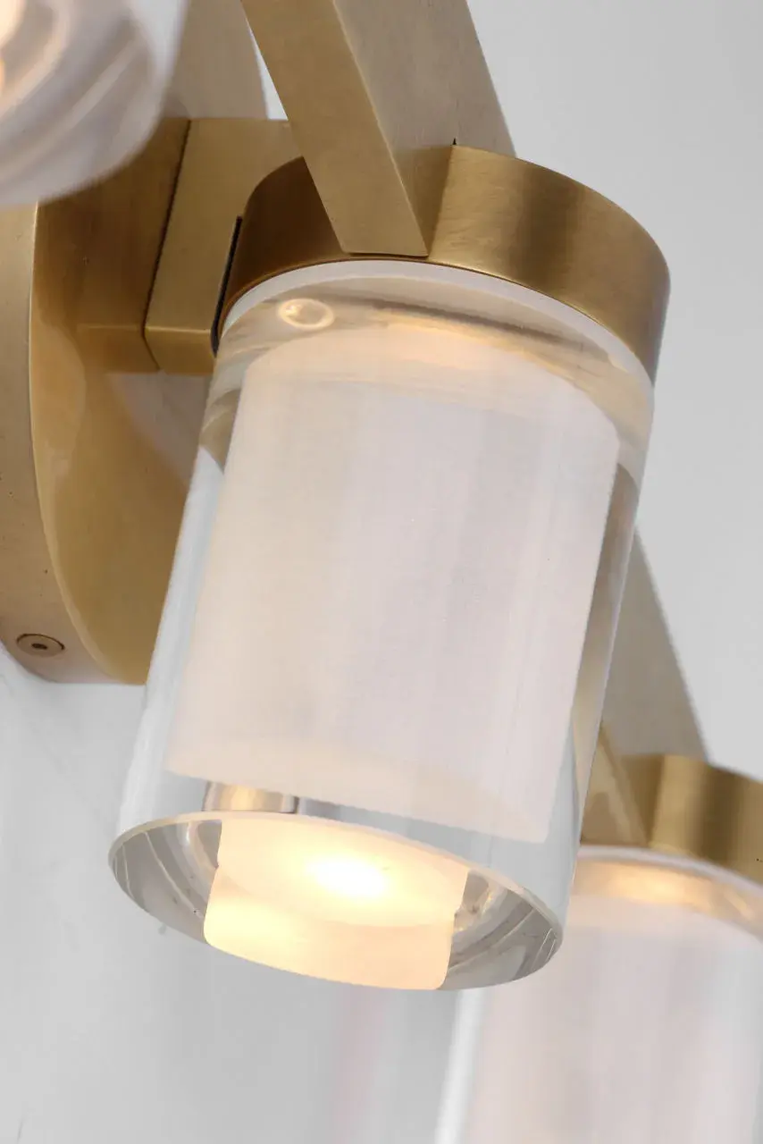 Esfera LED Bath Light in Natural Brass - Image 4