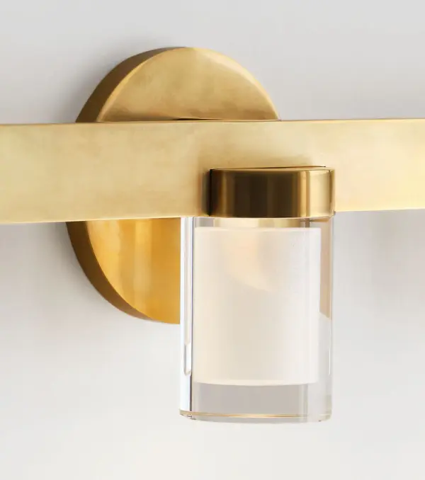 Esfera LED Bath Light in Natural Brass - Image 6