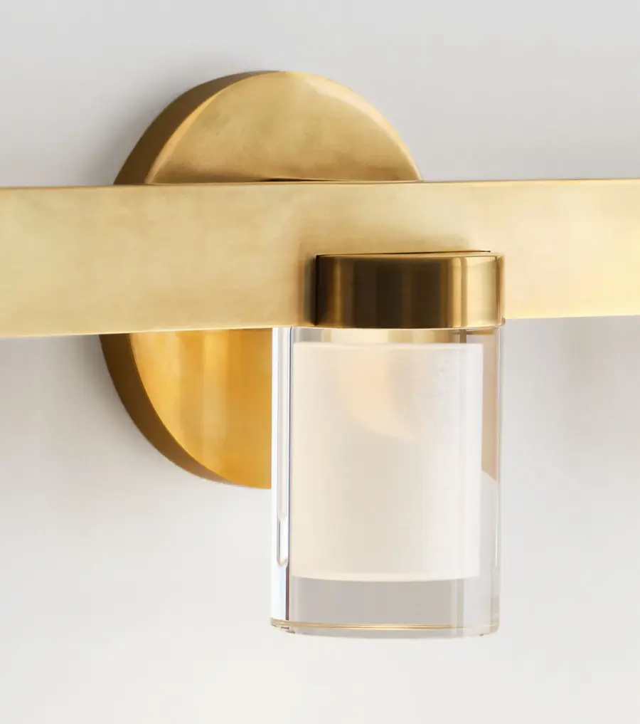 Esfera LED Bath Light in Natural Brass - Image 6