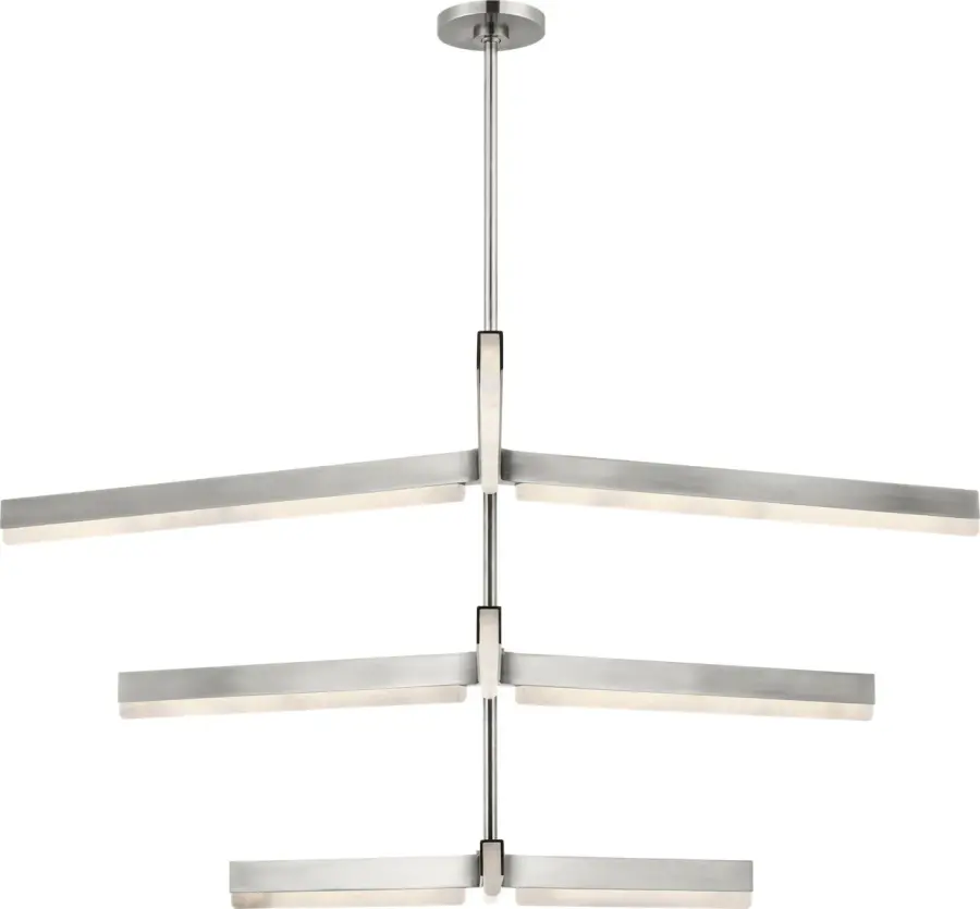 Linea 56" Three Tier Chandelier - Image 1