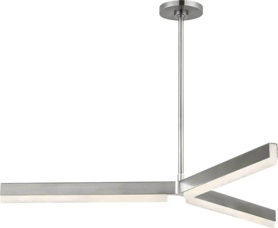 Linea 42" Chandelier in Antique Nickel - Image 1