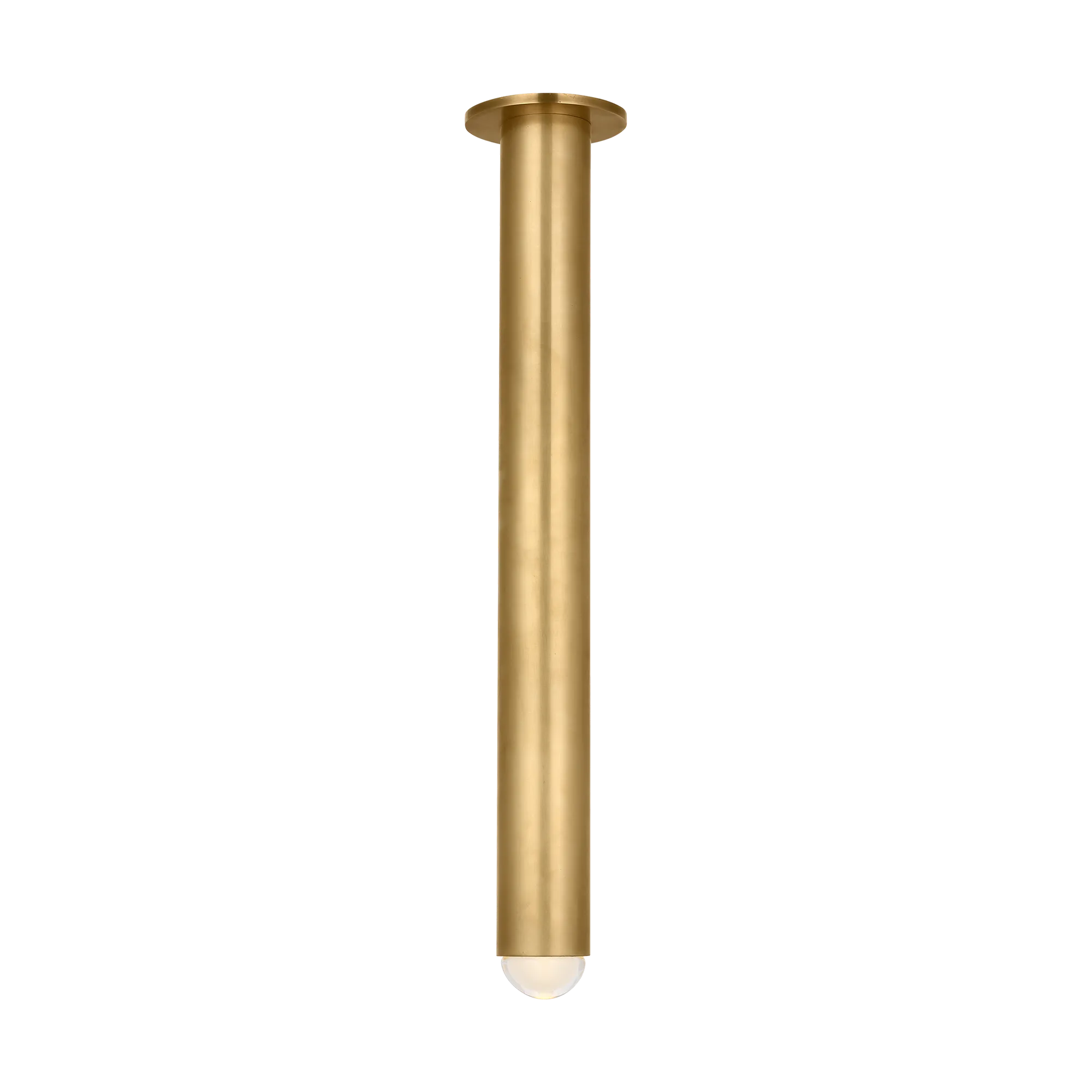 Ebell X-Large Flush Mount in Natural Brass
