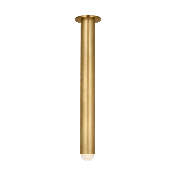 Ebell X-Large Flush Mount in Natural Brass - Image 1