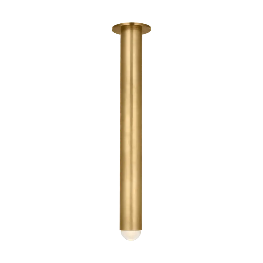 Ebell X-Large Flush Mount in Natural Brass - Image 1