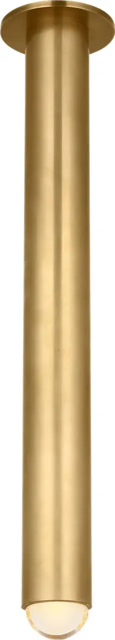 Ebell X-Large Flush Mount in Natural Brass - Image 3