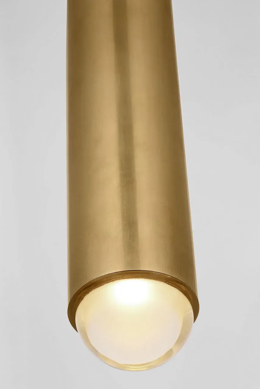 Ebell X-Large Flush Mount in Natural Brass - Image 4