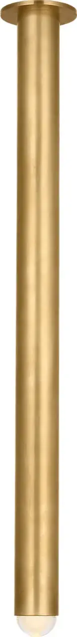 Ebell Grande Flush Mount in Natural Brass - Image 1
