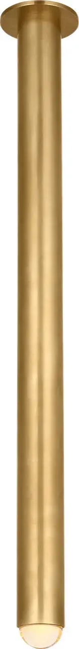 Ebell Grande Flush Mount in Natural Brass - Image 2