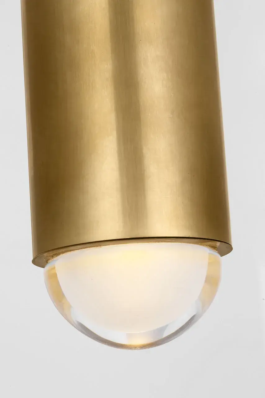 Ebell Grande Flush Mount in Natural Brass - Image 3