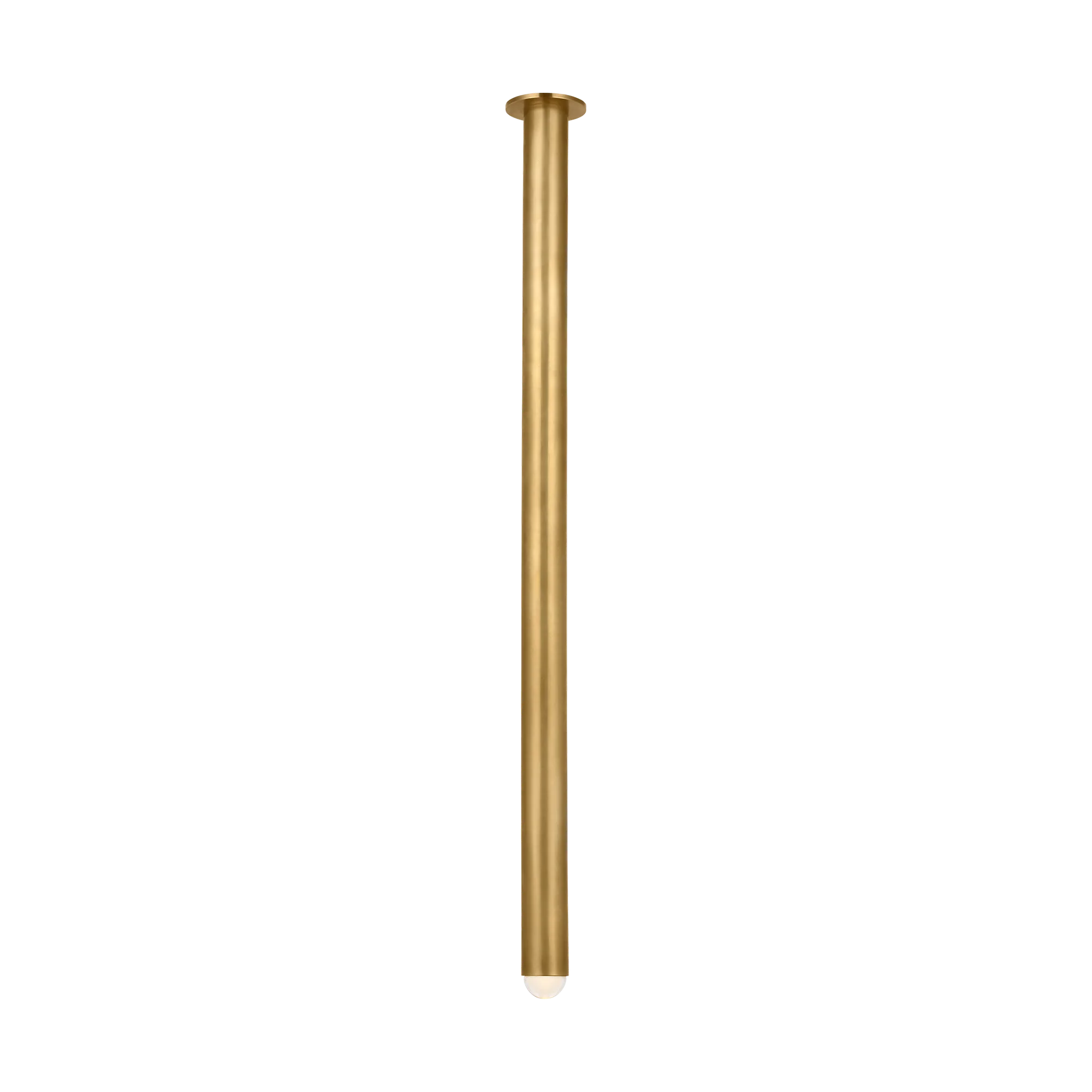 Ebell X-Grande Flush Mount in Natural Brass