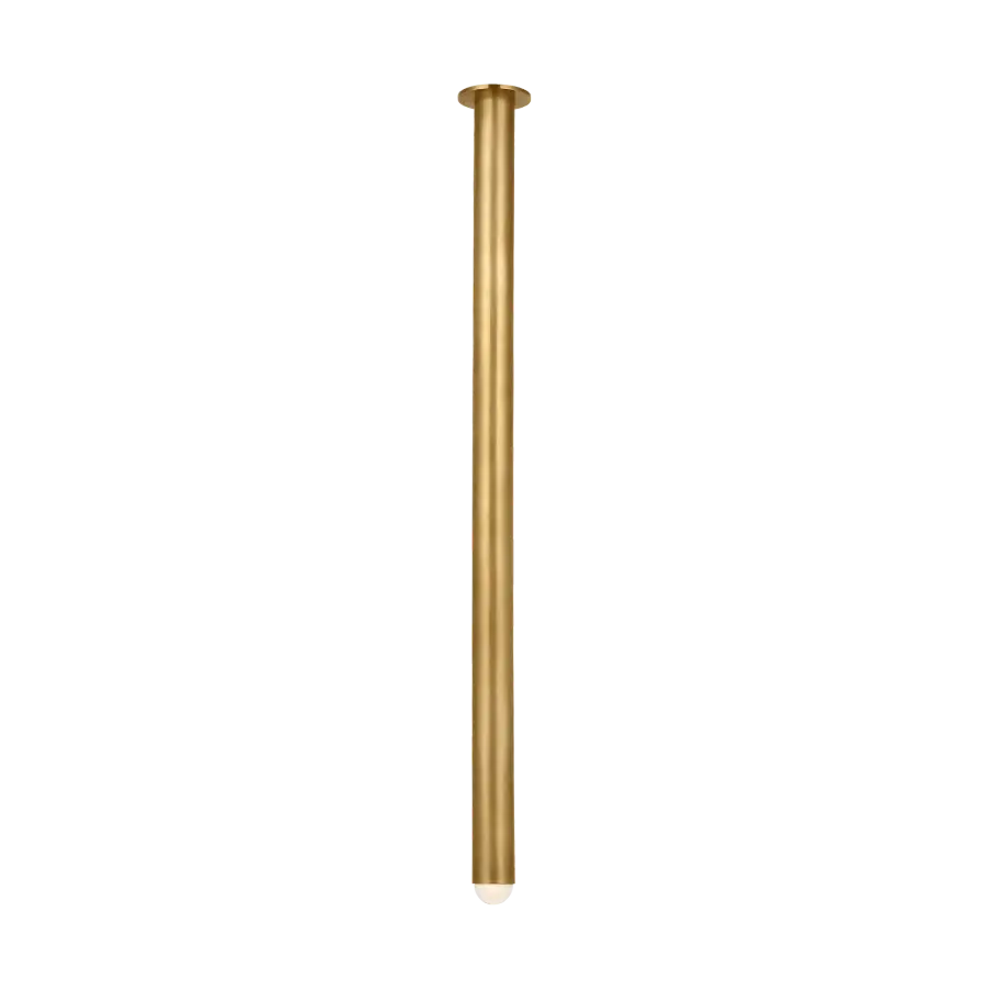 Ebell X-Grande Flush Mount in Natural Brass - Image 1