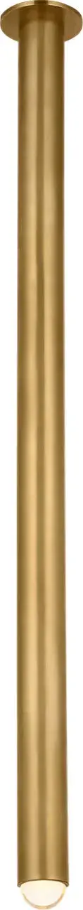 Ebell X-Grande Flush Mount in Natural Brass - Image 3