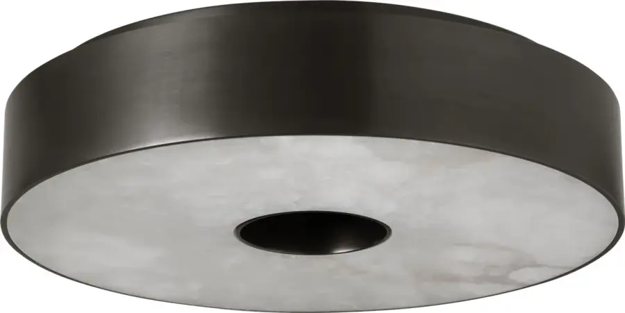 Wyllis 12" Flush Mount in Bronze - Image 1