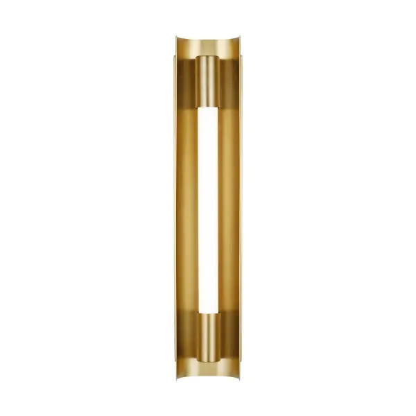 Carson LED Vanity Light in Burnished Brass