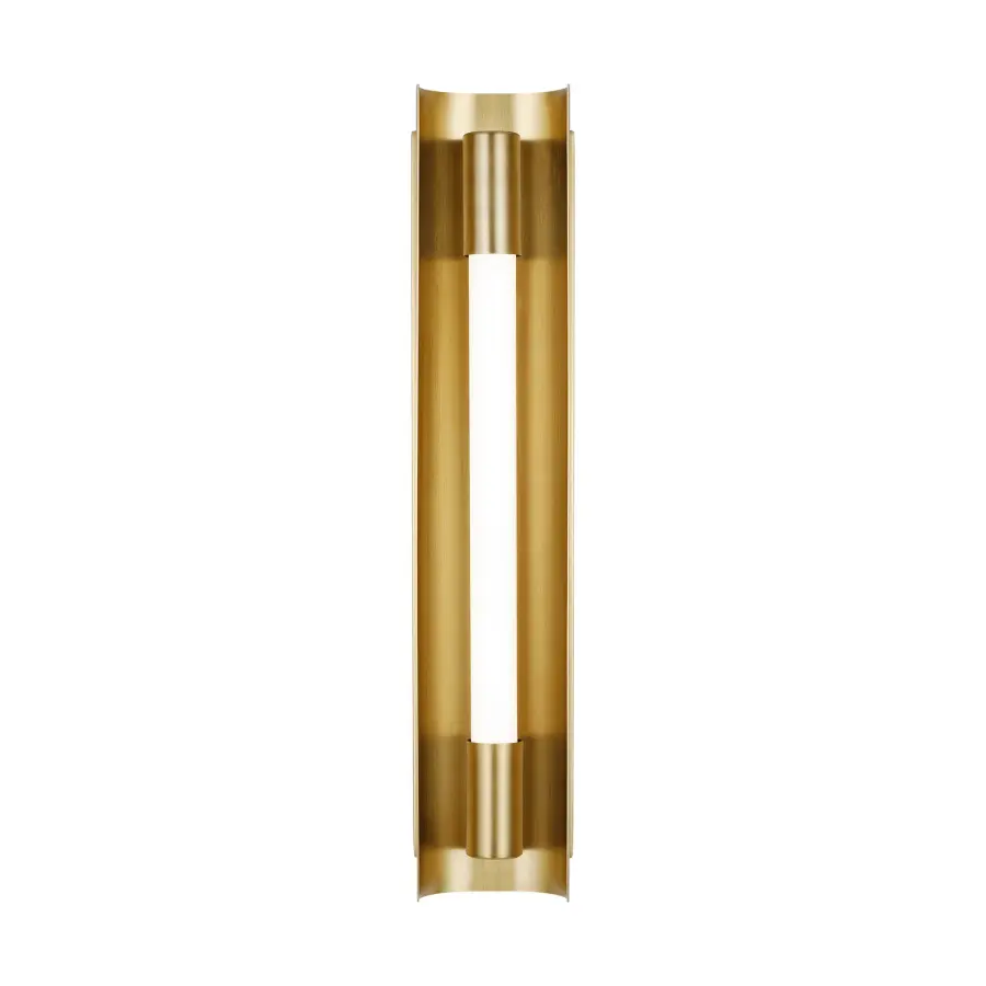 Carson LED Vanity Light in Burnished Brass