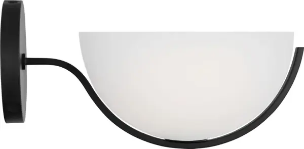 Nido One Light Wall Sconce in Midnight Black - Image 3