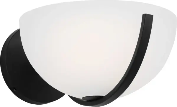 Nido One Light Wall Sconce in Midnight Black - Image 4