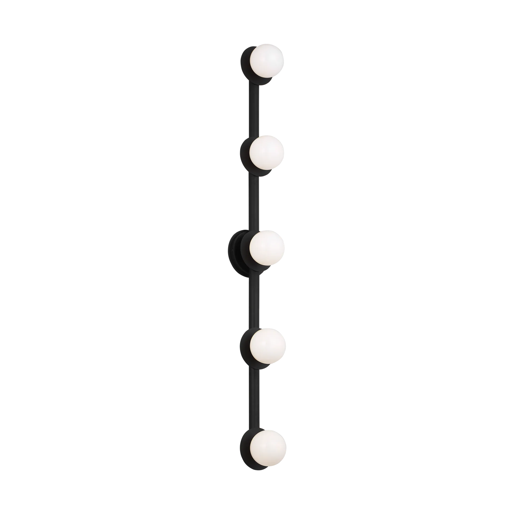 Nodes Extra Large Vanity Light in Midnight Black