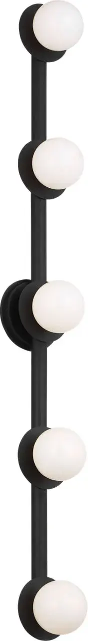 Nodes Extra Large Vanity Light in Midnight Black - Image 3