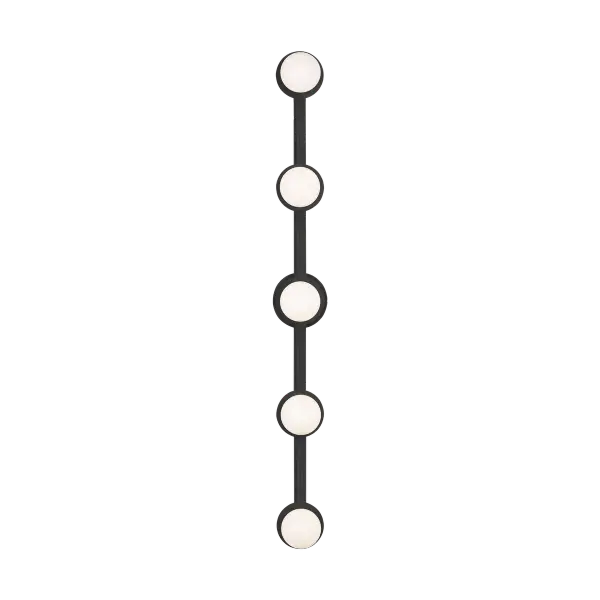 Nodes Extra Large Vanity Light in Midnight Black - Image 4