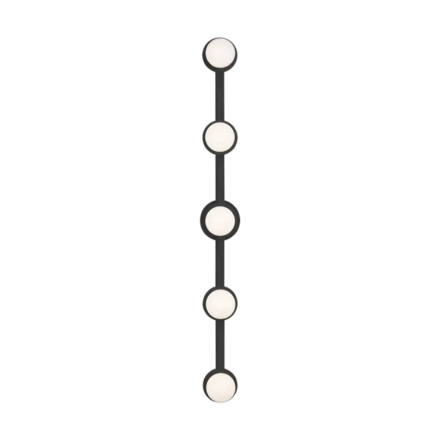 Nodes Extra Large Vanity Light in Midnight Black - Image 4
