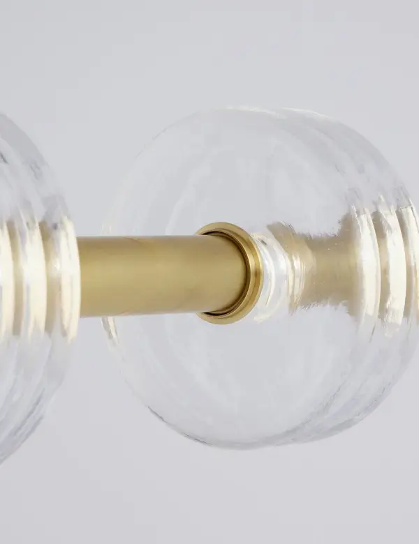 Laurel LED Linear Chandelier in Natural Brass - Image 6