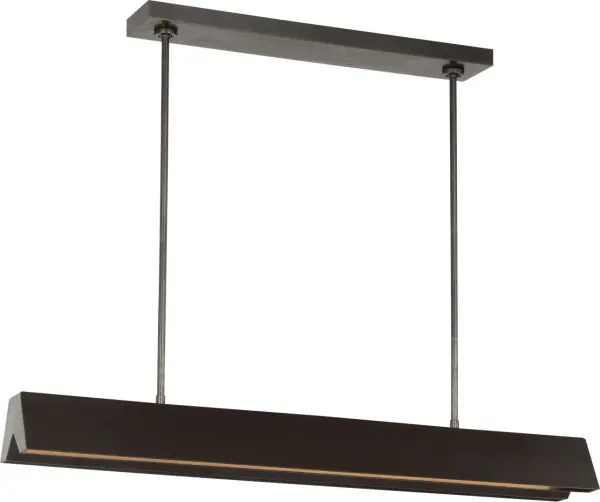 The Pench Medium Linear Chandelier combines contemporary elegance with professional-grade lighting. Its dark bronze finish and 2700K warm LED output create an inviting ambiance, while the 90 CRI ensures accurate color rendering.