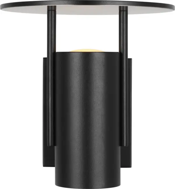 Ronan 8" Outdoor Wall Sconce in Black - Image 1