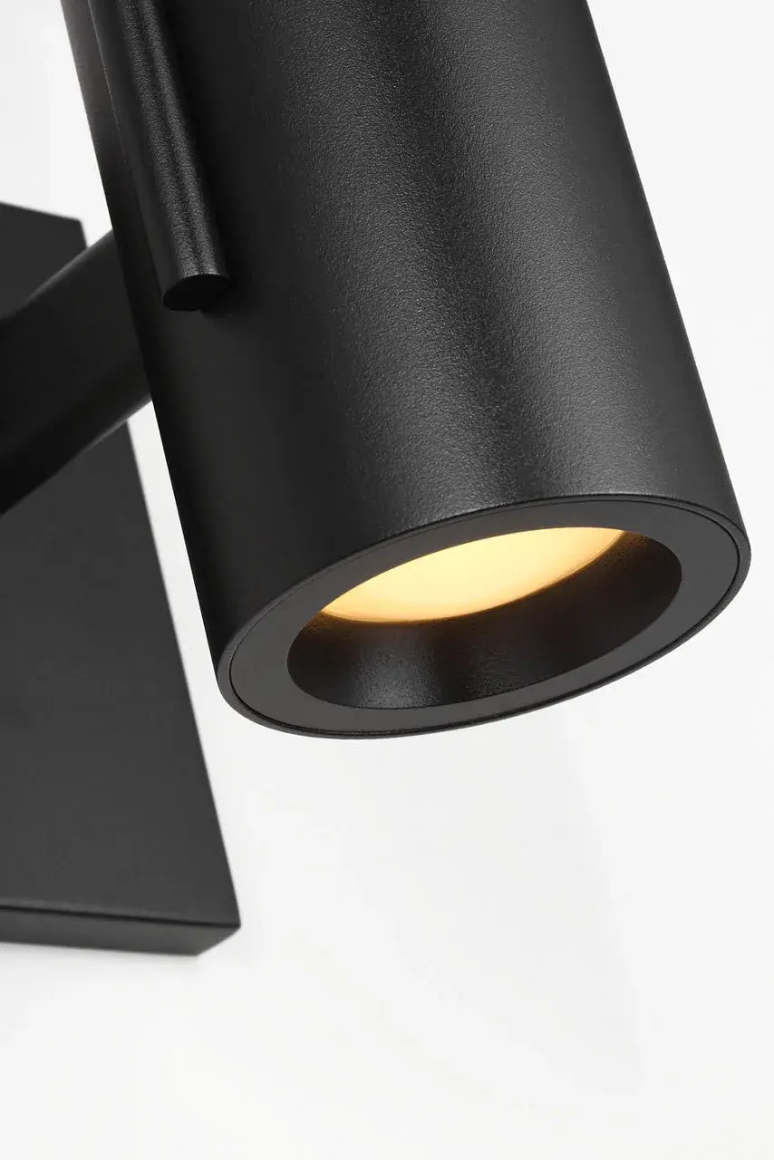 Ronan 8" Outdoor Wall Sconce in Black - Image 3