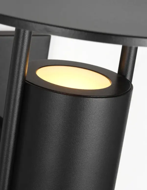 Ronan 8" Outdoor Wall Sconce in Black - Image 4