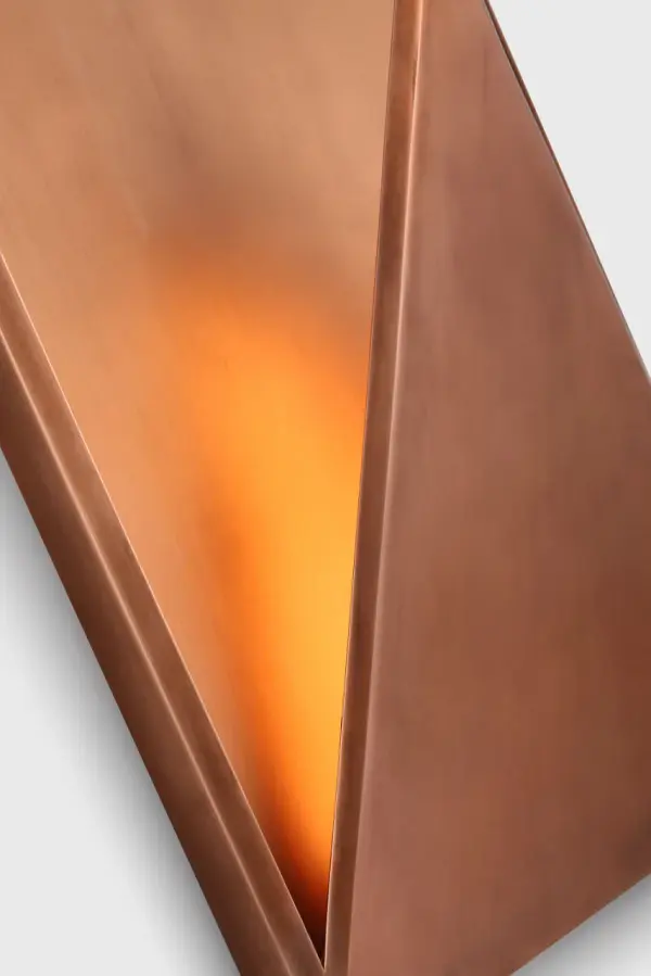 Punto 22 Wall Sconce in Natural Copper - Image 3